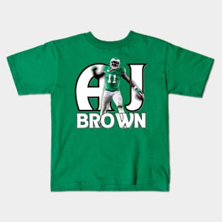 Retro AJ Brown Kids T-Shirt